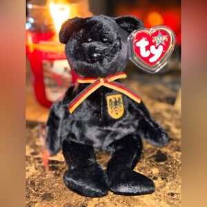 🇩🇪 TY Beanie Baby Freiherr von Schwarz German Bear